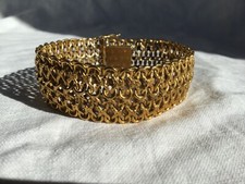 Large bracelet gourmette d'occasion  Vénissieux