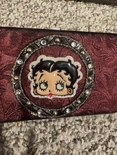 Carteira Betty Boop Y2K strass feminina vinho escuro vermelho vintage comprar usado Carteira Betty Boop Y2K strass feminina vinho escuro vermelho vintage comprar usado  Enviando para Brazil
