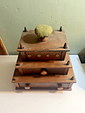 antique 2 drawers box for sale  USA