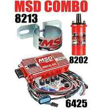 Kit de ignição MSD 6AL caixa digital 6425 Blaster 2 bobinas 8202 suporte 8213 EM ESTOQUE comprar usado  Enviando para Brazil