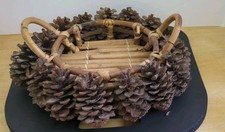 Round bamboo basket for sale  Darlington