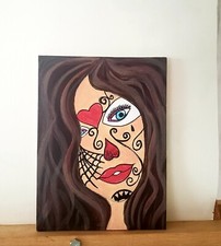 Sugar skull. 6x8 for sale  Lake Worth
