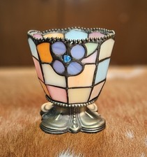 Partylite floral stained for sale  New Berlin