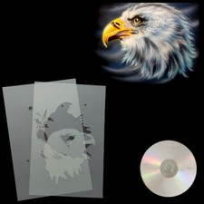 Airbrush schablone step gebraucht kaufen  Schwaigern