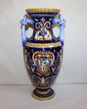 Vase amphore faïence d'occasion Vase amphore faïence d'occasion  Briare