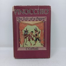 Pinocchio The Tale Of A Puppet Carlo Collodi 1953 Dent Dutton Vintage Book HB DJ comprar usado  Enviando para Brazil