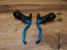 Usado, Alavancas de freio MTB TEKTRO para cantilevers 22,2 mm 3 dedos azul anodizado comprar usado  Enviando para Brazil