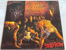 SKID ROW Slave To The Grind RARE SIGNED ORIGINAL 1st PRESS VINYL LP AUTOGRAPHED!, usado comprar usado  Enviando para Brazil