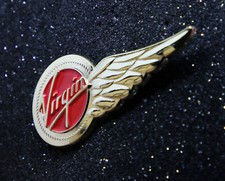 VIRGIN ATLANTIC AIRWAYS HALF-Wing Pin Gold 50mm / 1,97 cala na sprzedaż  Wysyłka do Poland