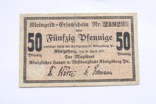 KONIGSBERG 50 PFENNIGE 1917 na sprzedaż  PL