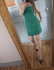 Robe courte verte d'occasion  Trouville-sur-Mer