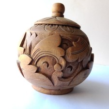 Vintage carved wooden d'occasion  Expédié en Belgium