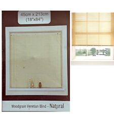 Woodgrain venetian window for sale  SPALDING