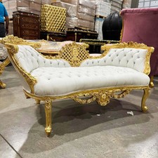 White tufted settee for sale  Miami