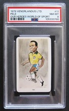 Venorlandus WORLD OF SPORT OUR HEROES 1979 #11 PELE Brasil Futebol PSA 8 QUASE PERFEITO-PERFEITO comprar usado  Enviando para Brazil