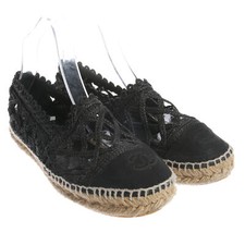 Espadrilles chanel schwarz gebraucht kaufen  Hamburg