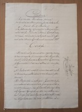 Documento eredità marchese usato  Italia