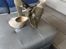 Sandali donna camoscio usato  Lurate Caccivio