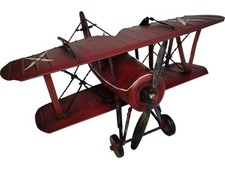 Vintage red biplane for sale  MALDON
