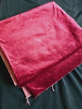 Vintage burgundy cotton for sale  WINKLEIGH