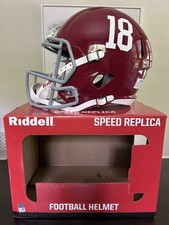 Réplica em tamanho real capacete de futebol americano ALABAMA CRIMSON TIDE NCAA Riddell SPEED comprar usado  Enviando para Brazil