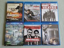 *Lot* of 6 Blu-ray. transporter 2, RoboCop 2, source code, righteous kill, Valk segunda mano  Embacar hacia Argentina