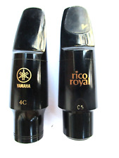 BOCAIS DE SAXOFONE TENOR NOS YAMAHA 4C & RICO ROYAL C5 comprar usado  Enviando para Brazil