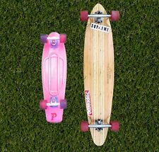 Penny Australian Cruiser Pink-Skateboard + Magneto de Madeira Bambu-Maple Longboard comprar usado  Enviando para Brazil