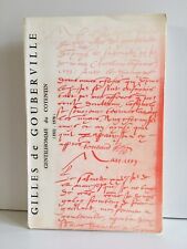Gilles gouberville gentilhomme d'occasion  Ancy-le-Franc