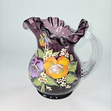 Fenton aubergine pitcher for sale  Findley Lake