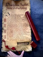 Mittelalter schriftrolle vinta gebraucht kaufen  Stahnsdorf