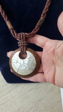 Collana africa legno usato  Misterbianco