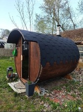 Fasssauna holzofen glastür gebraucht kaufen  Bad Saarow-Pieskow