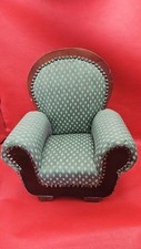 Poltrona de salão vintage Victorian móveis de madeira para bonecas 14 1/2 polegadas de altura  comprar usado  Enviando para Brazil