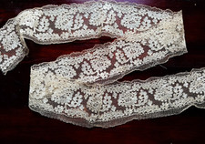 Dentelle ancienne tulle d'occasion  Morestel