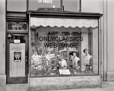 1926 MARCEL OF PARIS LOJA DE BELEZA FOTO BARBEIRO CORTES DE CABELO MASSAGEM JANELA EXIBIÇÃO comprar usado 1926 MARCEL OF PARIS LOJA DE BELEZA FOTO BARBEIRO CORTES DE CABELO MASSAGEM JANELA EXIBIÇÃO comprar usado  Enviando para Brazil