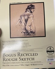 Papel Abelha Tamanho: 9" x 12" Marrom Reciclado Rough Sketch Pad - 114 GSM, 50 Folhas comprar usado Papel Abelha Tamanho: 9" x 12" Marrom Reciclado Rough Sketch Pad - 114 GSM, 50 Folhas comprar usado  Enviando para Brazil