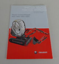 Prospekt broschüre neuson gebraucht kaufen  Jever