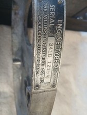 Greeves engine plate for sale  UK