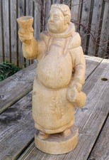 Geschnitzte holzfigur dicker gebraucht kaufen  München