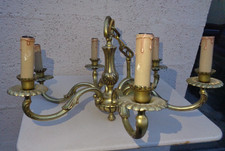 Lustre bronze massif d'occasion  Tours-
