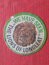 Seen lions longleat for sale  HIGH PEAK