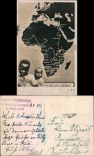 Ansichtskarte gruß afrika gebraucht kaufen  Ortrand