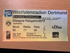 Sammlerticket uefa pokal gebraucht kaufen  Dortmund