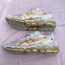 gold asics for sale  COLWYN BAY
