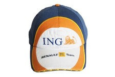 Boné vintage ING RENAULT F1 Team azul Fórmula 1 chapéu corrida anos 00, usado comprar usado  Enviando para Brazil
