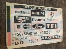 Ticket psg spartak d'occasion  Jujurieux