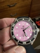 Relógio automático azul profundo rosa automático usado apenas uma ou duas vezes comprar usado  Enviando para Brazil
