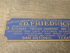 Balcões freezer Ed Friedrich Butchers refrigeradores placa emblema latão refrigeração  comprar usado Balcões freezer Ed Friedrich Butchers refrigeradores placa emblema latão refrigeração  comprar usado  Enviando para Brazil