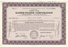 Kaiser frazer corporation. for sale  Raleigh